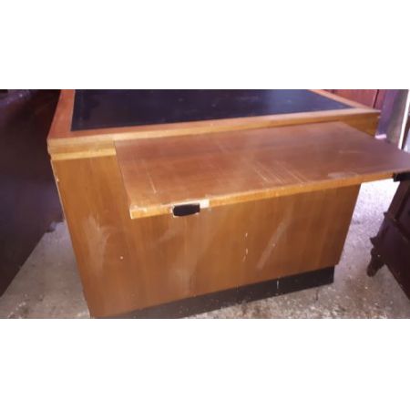 Antiker britischer Art Deco Schreibtisch ca 1950