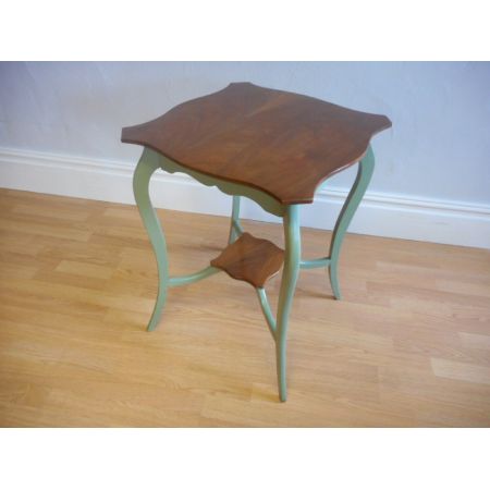 Antiker edwardianischer Beistelltisch Nussbaum britisch ca 1900