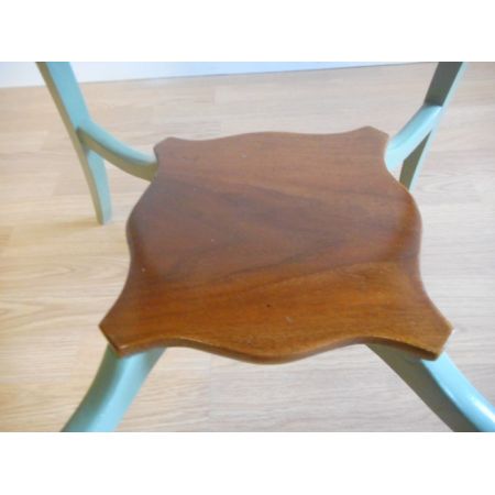 Antiker edwardianischer Beistelltisch Nussbaum britisch ca 1900