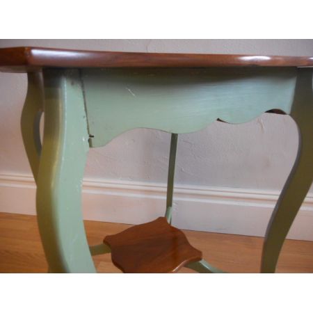 Antiker edwardianischer Beistelltisch Nussbaum britisch ca 1900