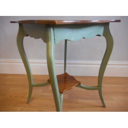 Antiker edwardianischer Beistelltisch Nussbaum britisch ca 1900