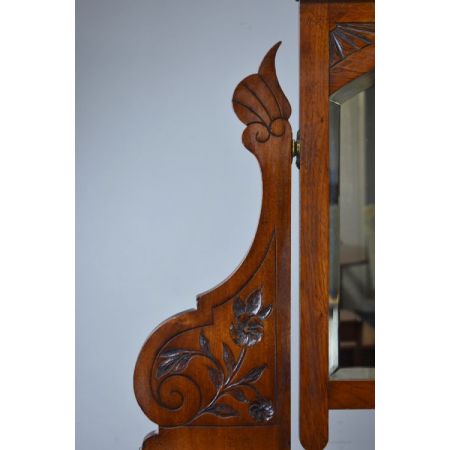 Viktorianisches antikes Nussbaum Sideboard Kommode britisch ca 1880