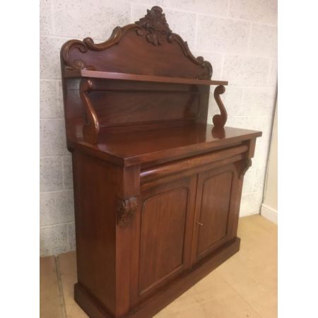 Viktorianisches Mahagoni Sideboard Chiffonier antik ca 1860