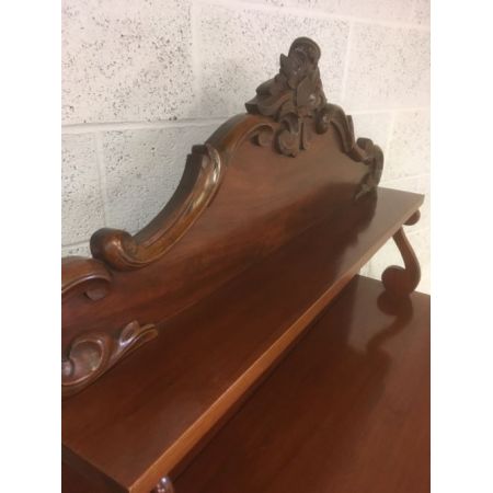 Viktorianisches Mahagoni Sideboard Chiffonier antik ca 1860