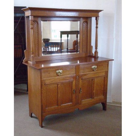 Edwardianisches antikes Eichen Sideboard englisch ca 1910
