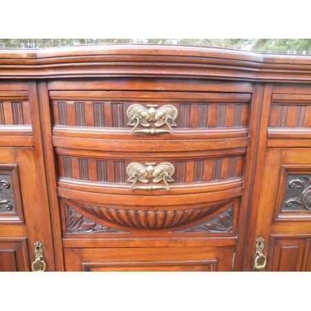 Edwardianisches antikes Mahagoni Sideboard englisch ca 1890