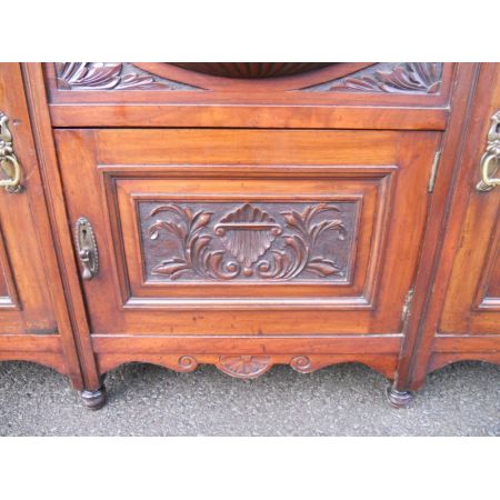 Edwardianisches antikes Mahagoni Sideboard englisch ca 1890