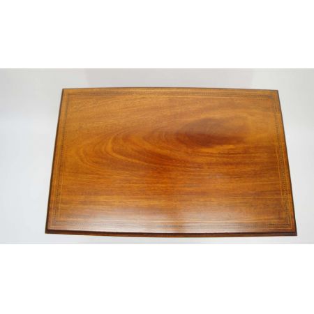 Edwardianischer antiker Mahagoni Beistelltisch ca 1890