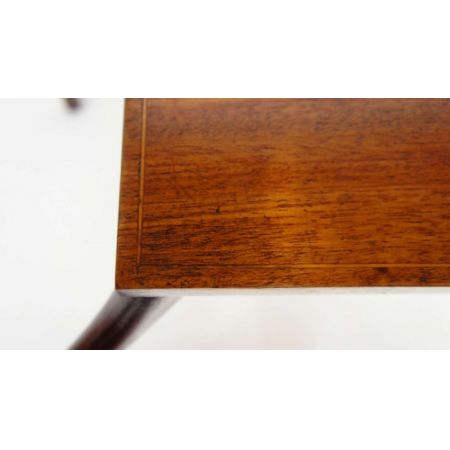 Edwardianischer antiker Mahagoni Beistelltisch ca 1890