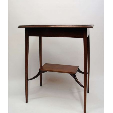 Edwardianischer antiker Mahagoni Beistelltisch ca 1890