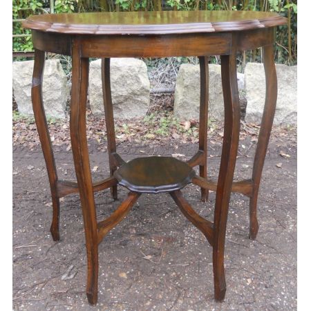Edwardianischer antiker Mahagoni Beistelltisch ca 1900