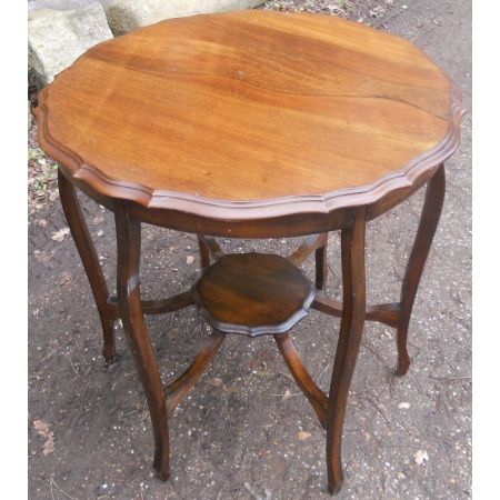 Edwardianischer antiker Mahagoni Beistelltisch ca 1900