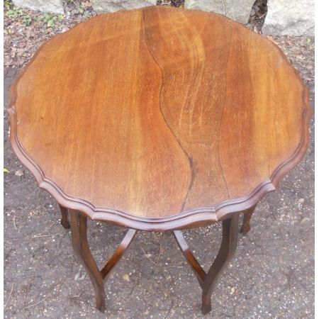Edwardianischer antiker Mahagoni Beistelltisch ca 1900