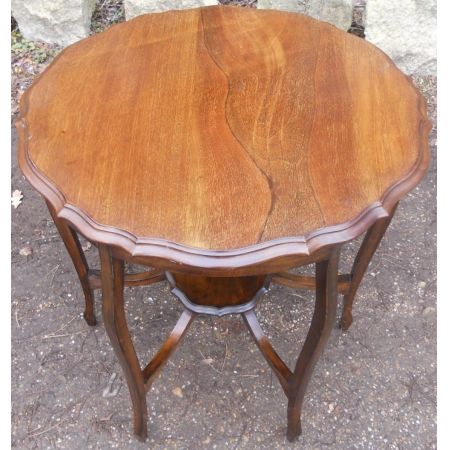 Edwardianischer antiker Mahagoni Beistelltisch ca 1900