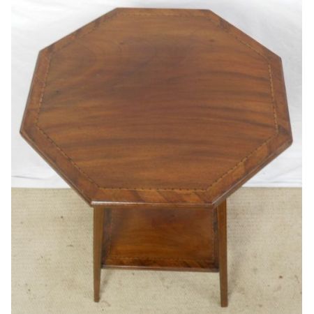 Edwardianischer antiker Mahagoni Beistelltisch britisch ca 1900