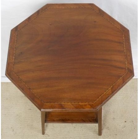 Edwardianischer antiker Mahagoni Beistelltisch britisch ca 1900