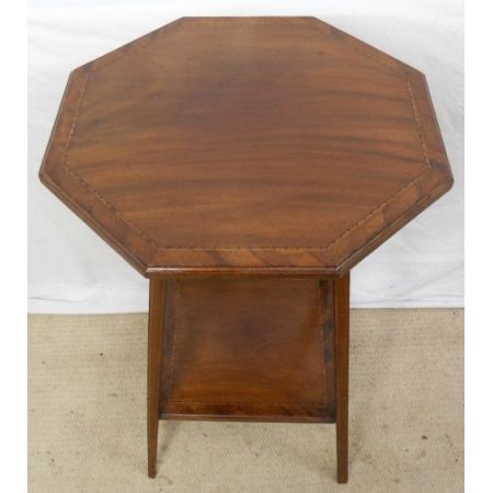 Edwardianischer antiker Mahagoni Beistelltisch britisch ca 1900