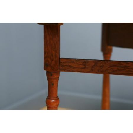 Antiker britischer Gateleg Tisch Eiche Dropleaf can 1920