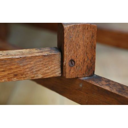 Antiker britischer Gateleg Tisch Eiche Dropleaf can 1920