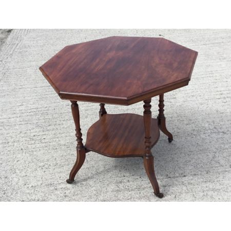 Antiker britischer Massivholz Tisch ca 1890