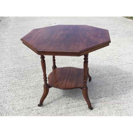 Antiker britischer Massivholz Tisch ca 1890