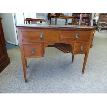 Antiker edwardianischer Mahagoni Schreibtisch britisch ca 1890