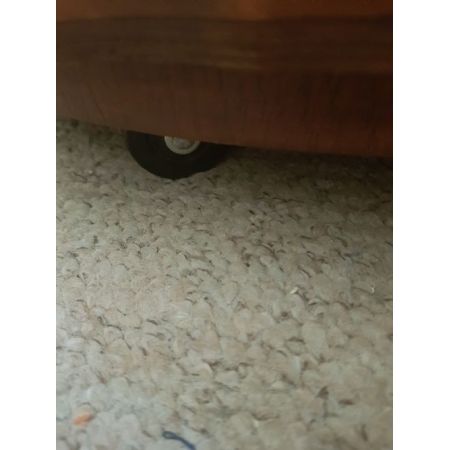 Antiker britischer Art Deco Beistelltisch Massivholz ca 1920