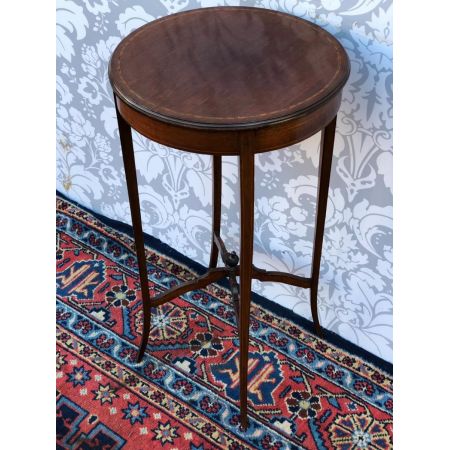 Edwardianischer antiker Mahagoni Beistelltisch britisch ca 1890