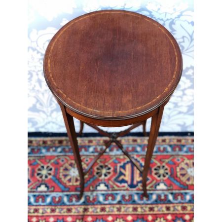 Edwardianischer antiker Mahagoni Beistelltisch britisch ca 1890