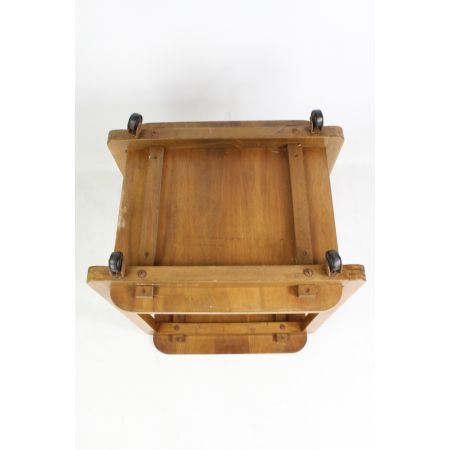 Antiker Art Deco Beistelltisch Nussbaum britisch ca 1930