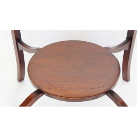 Edwardianischer antiker Mahagoni Beistelltisch englisch ca 1900