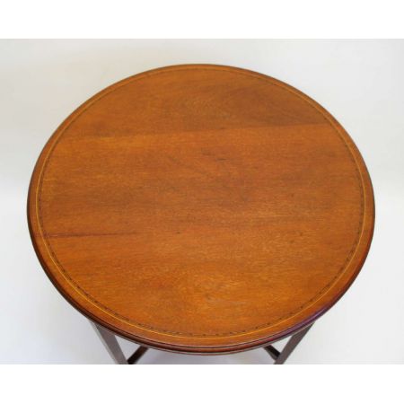 Edwardianischer antiker Mahagoni Beistelltisch englisch ca 1900