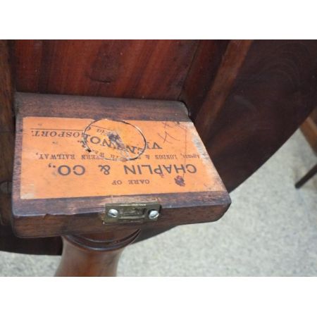 Englischer Mahagoni Beistelltisch Weintisch original antik ca 1870