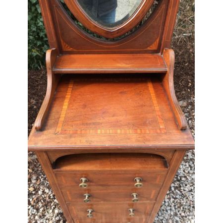 Edwardianische antike Mahagoni Kommode Schminktisch englisch ca 1890