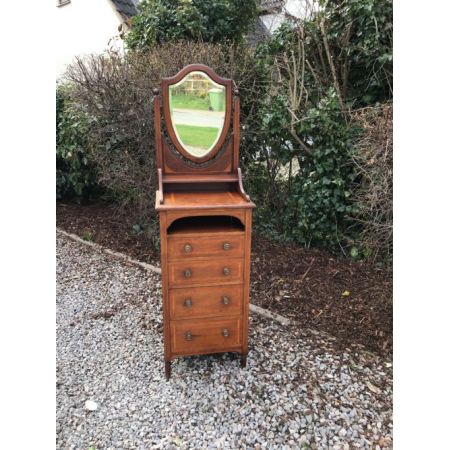 Edwardianische antike Mahagoni Kommode Schminktisch englisch ca 1890