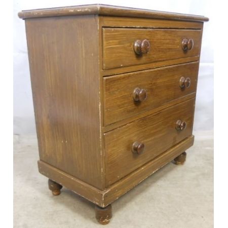 Viktorianische antike Kiefern Kommode britisch ca 1870