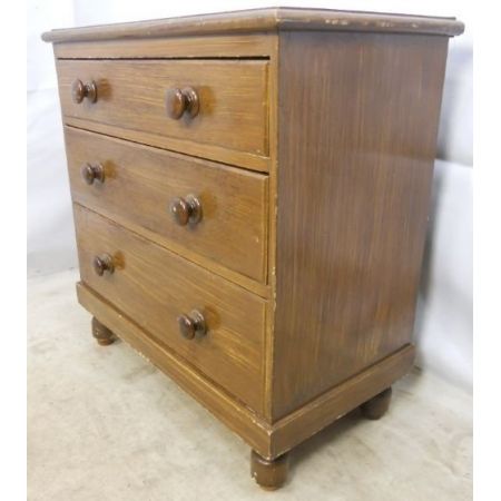 Viktorianische antike Kiefern Kommode britisch ca 1870