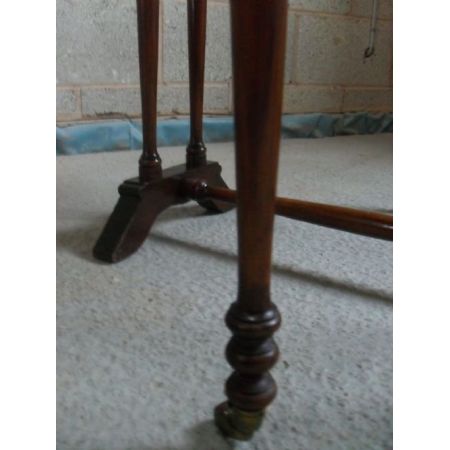 Edwardianischer antiker Mahagoni Tisch britisch ca 1890
