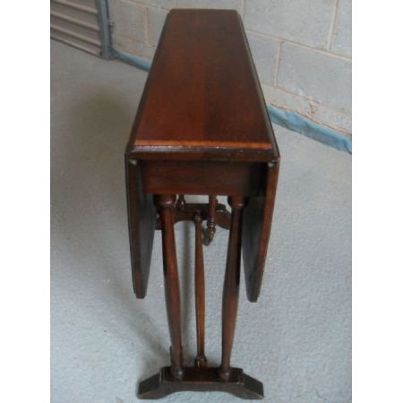 Edwardianischer antiker Mahagoni Tisch britisch ca 1890