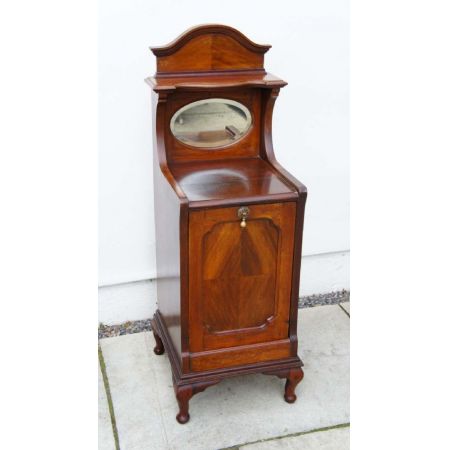 Edwardianischer antiker Mahagoni Beistelltisch Schrank englisch ca 1890