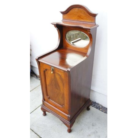 Edwardianischer antiker Mahagoni Beistelltisch Schrank englisch ca 1890