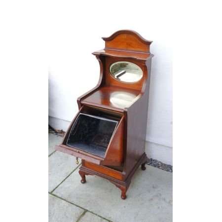 Edwardianischer antiker Mahagoni Beistelltisch Schrank englisch ca 1890