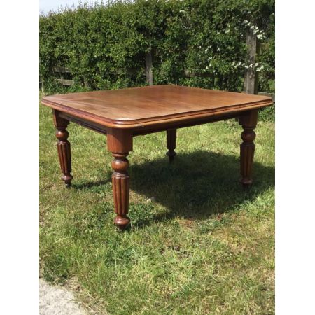 Viktorianischer antiker Mahagoni Esstisch britisch ca 1880