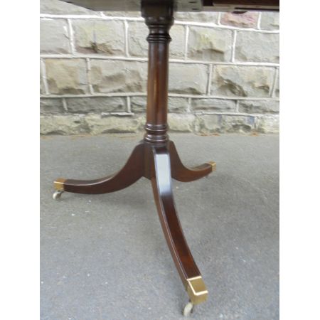 Antiker britischer Regency Mahagoni Esstisch ca 1900