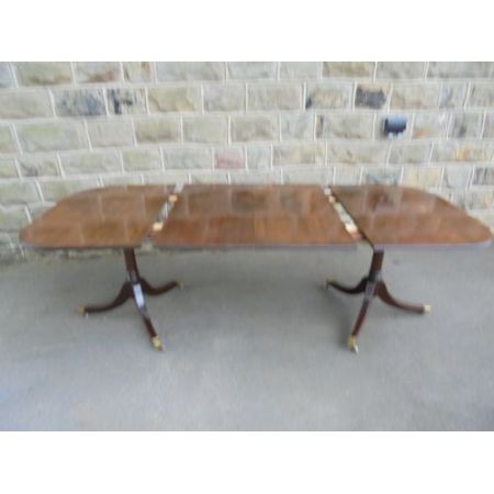 Antiker britischer Regency Mahagoni Esstisch ca 1900