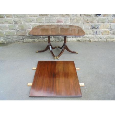 Antiker britischer Regency Mahagoni Esstisch ca 1900