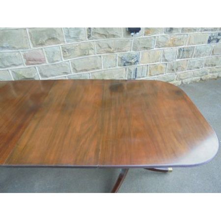 Antiker britischer Regency Mahagoni Esstisch ca 1900