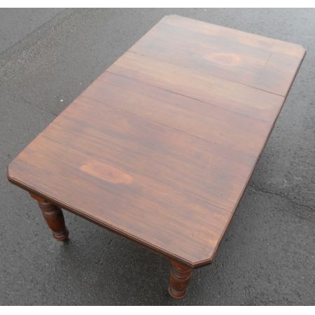 Edwardianischer antiker Esstisch Nussbaum britisch ca 1890