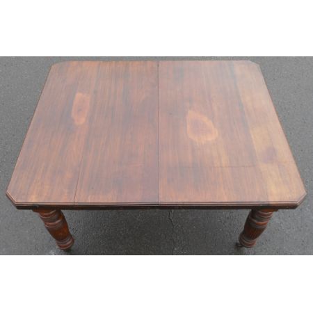 Edwardianischer antiker Esstisch Nussbaum britisch ca 1890