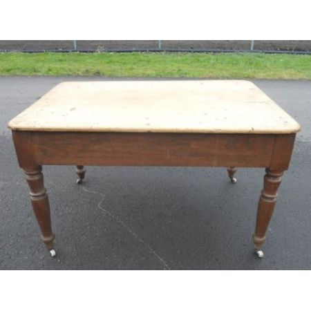 Viktorianischer antiker Kiefern Obstholz Esstisch Landhaus englisch ca 1840